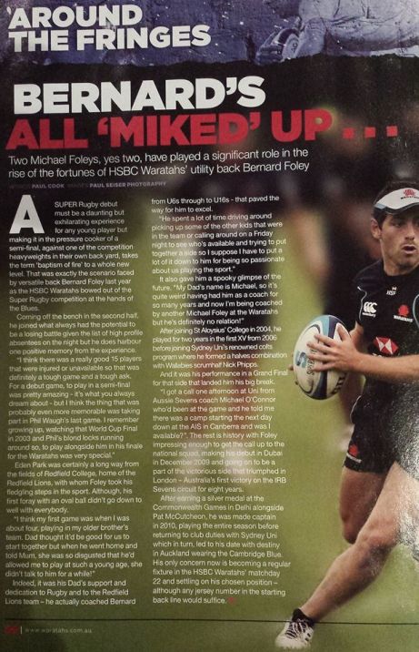 Around the Fringes_Bernard Foley