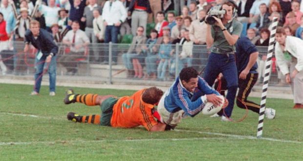 Serge Blanco_France v Wallabies_1987 RWC SF_Getty