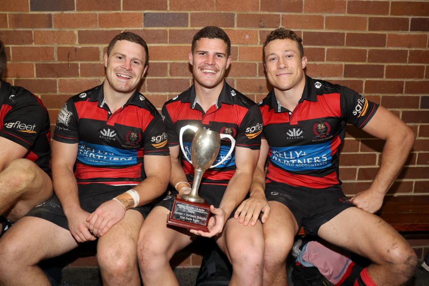 Harry Burey_Max Burey_Nick Duffy_Norths celebrate v Gordon_2020_CC